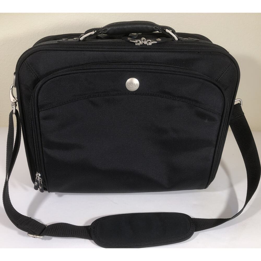 Laptop Briefcase Bag Dell Removable Padding Handle & Shoulder Strap